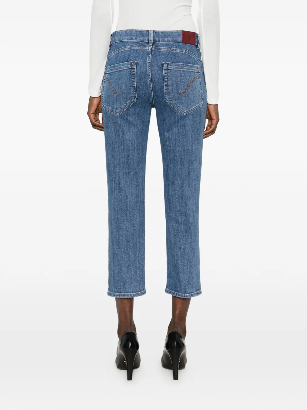 DONDUP Koons cropped jeans Blauw