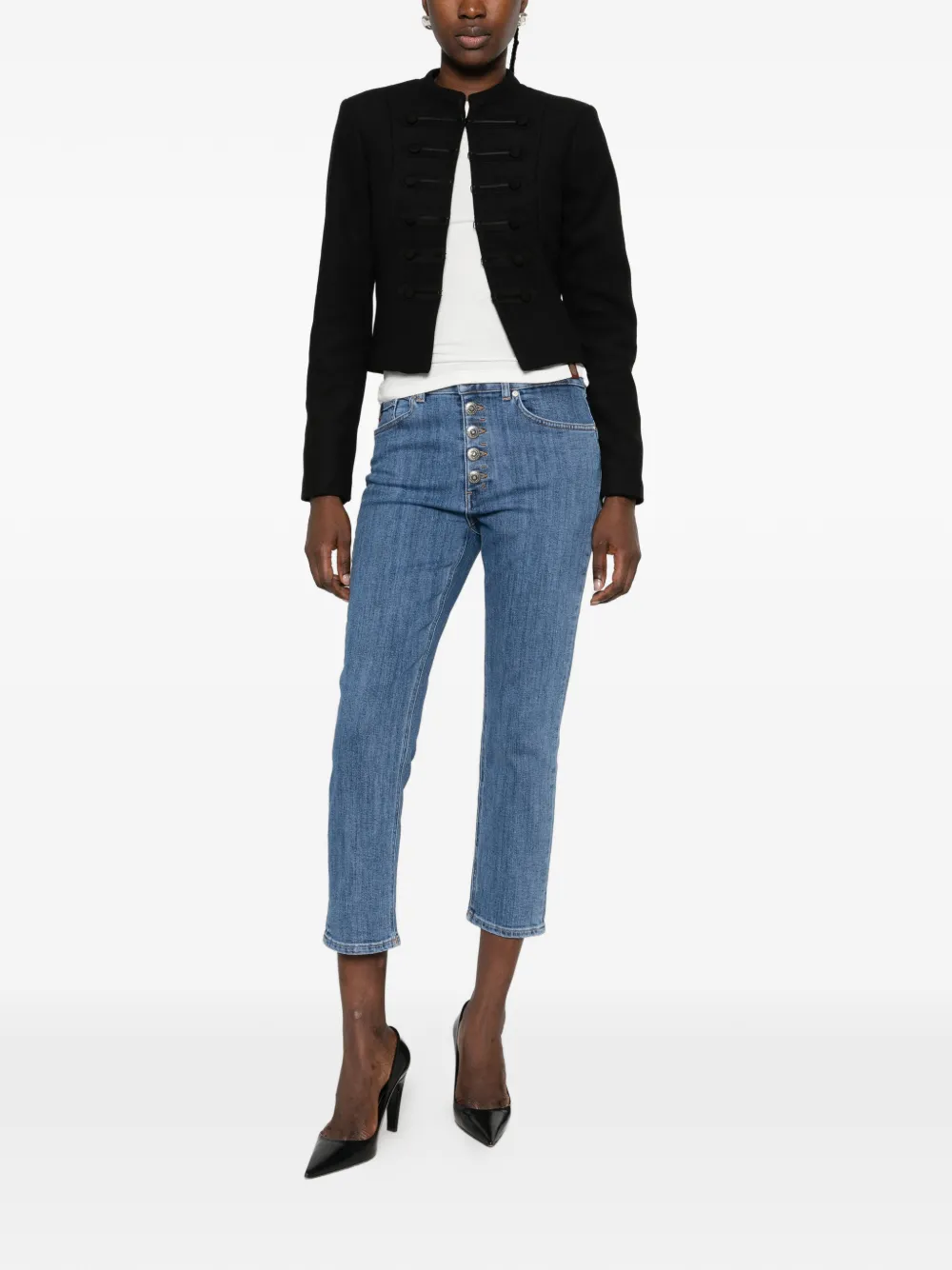 DONDUP Koons cropped jeans Blauw