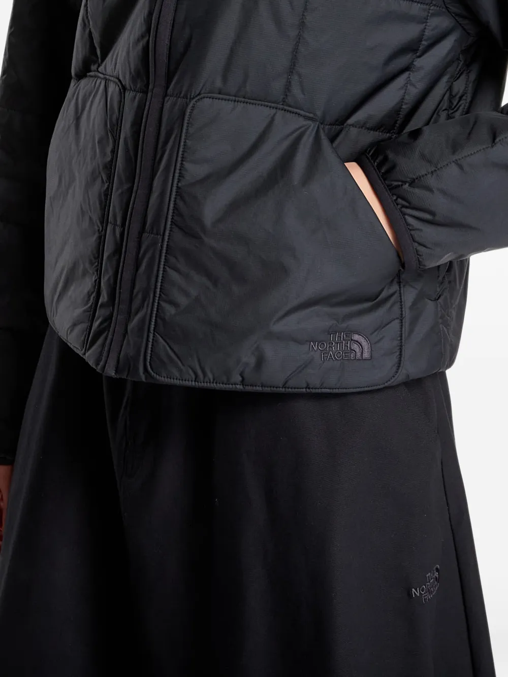 The North Face Lhotse lichtgewicht geïsoleerd jack Zwart