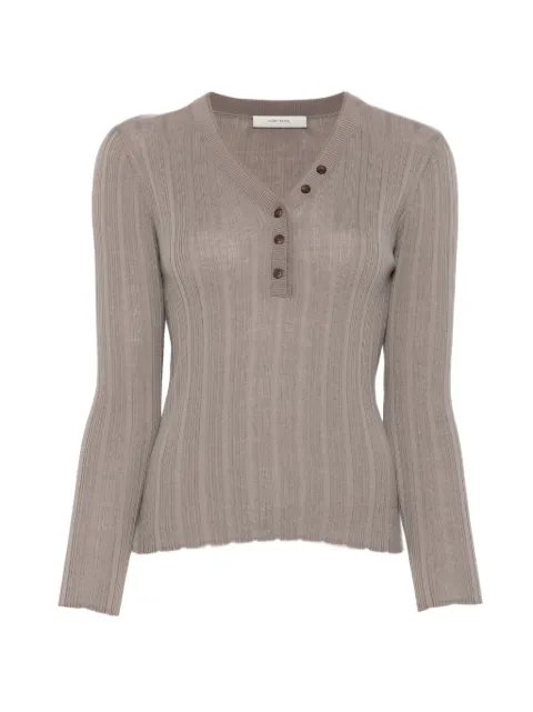 IVORY PARIS ribstrikket Vera sweater