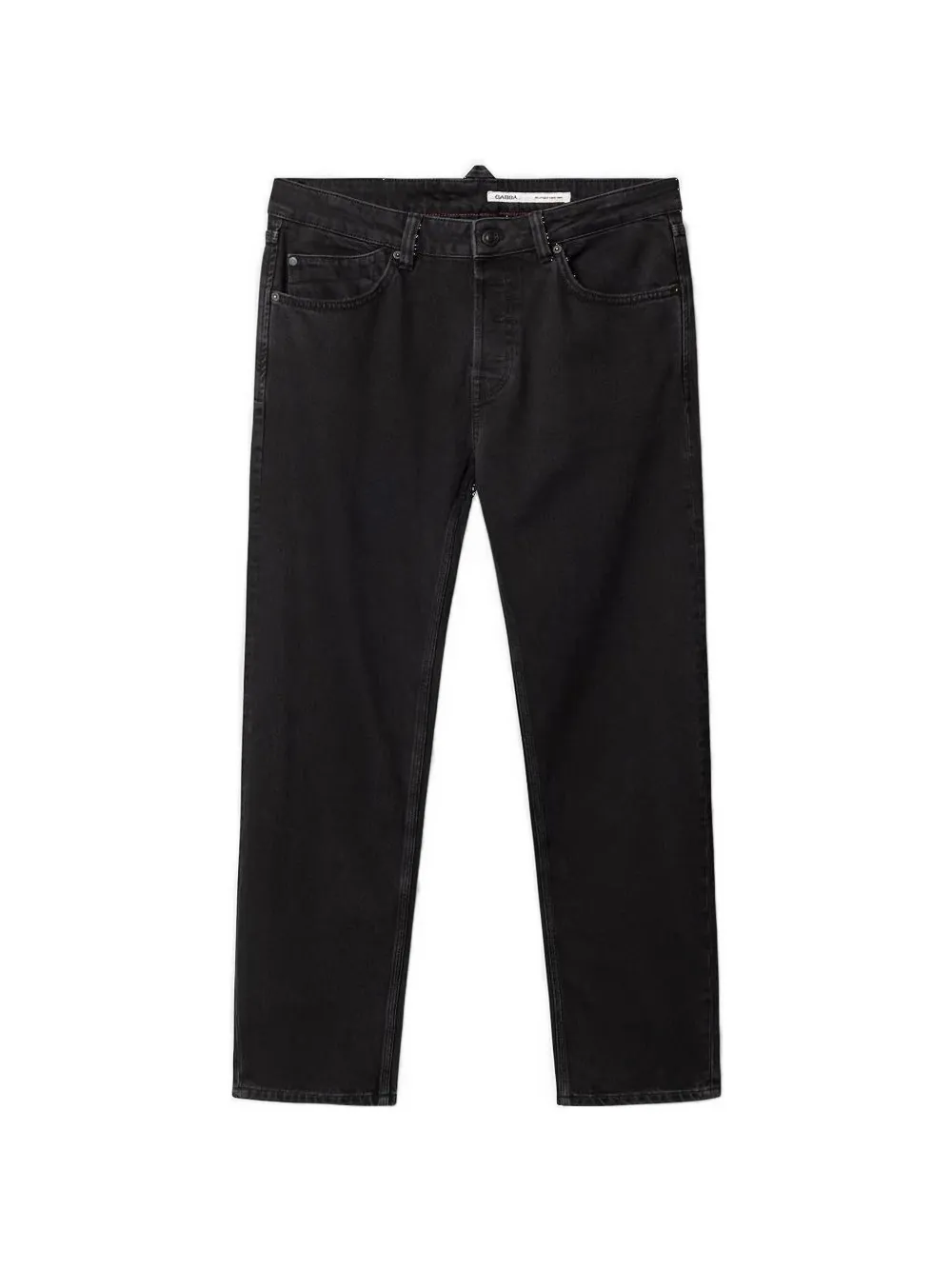 GABBA GABcarl logo-patch jeans - Nero