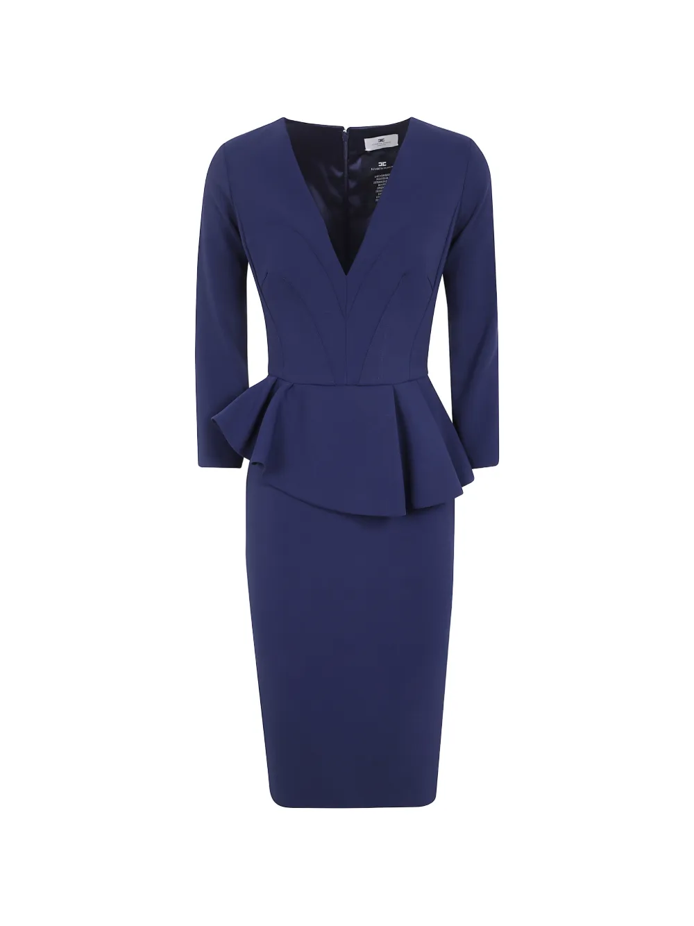 Elisabetta Franchi lightweight midi dress Blauw