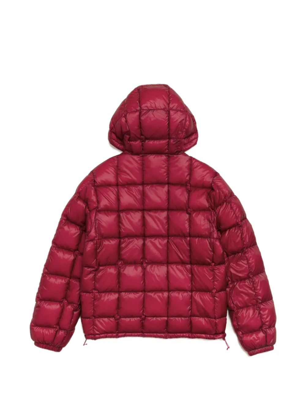 Stüssy quilted hooded jacket Roze