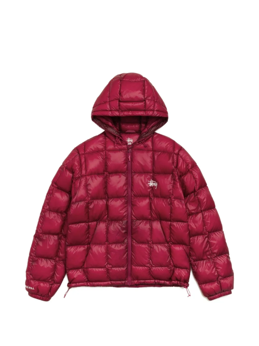 Stüssy quilted hooded jacket - Rose Stüssy quilted hooded jacket - Rose