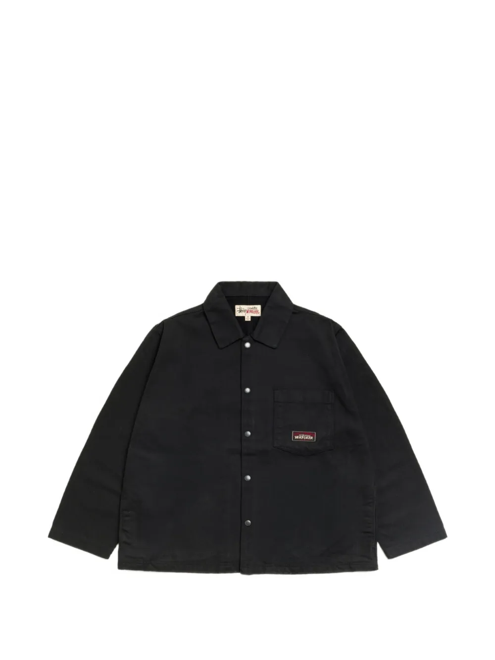 Stüssy canvas work overshirt - Nero