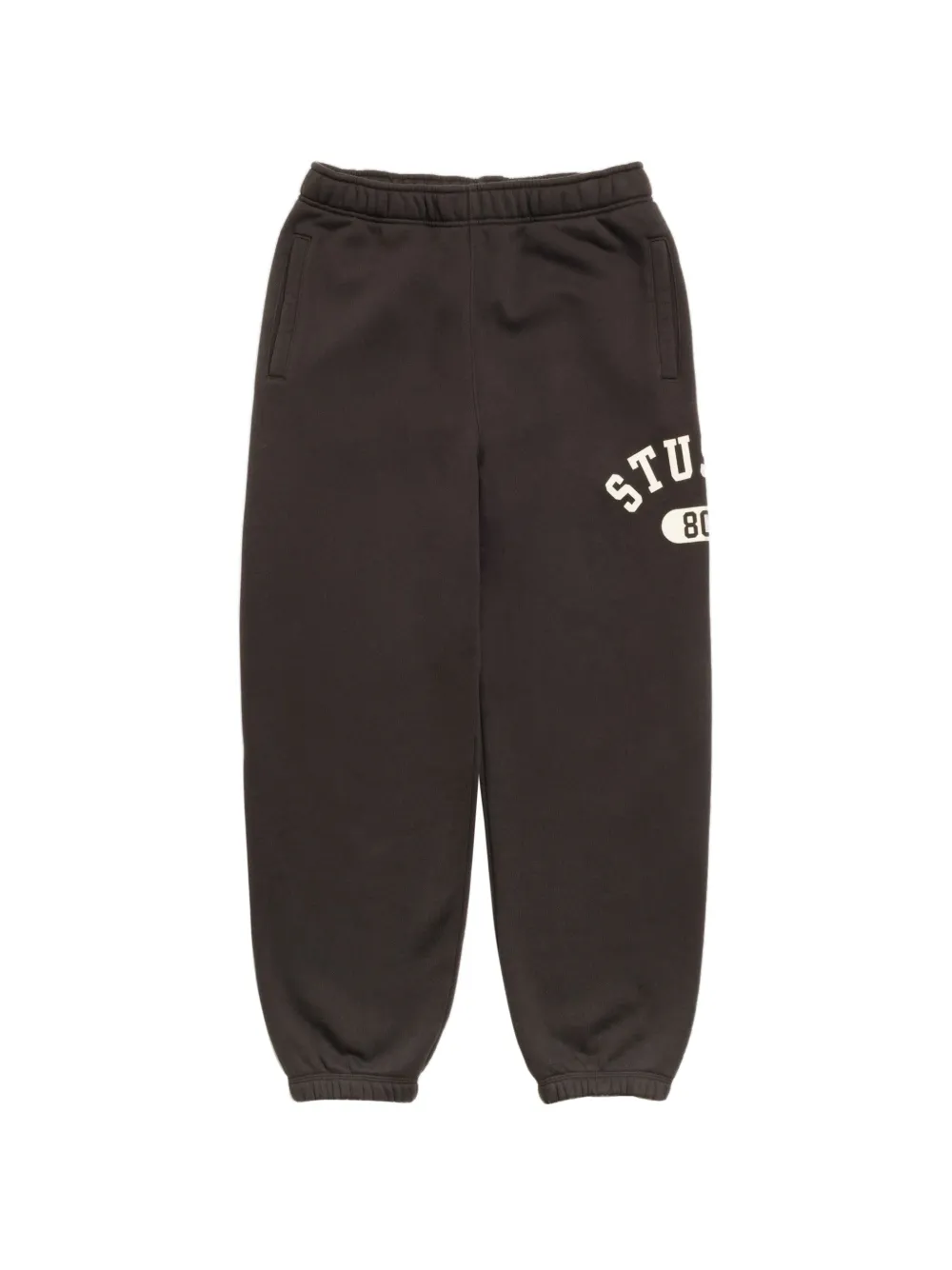 Stüssy logo-print track pants - Marrone