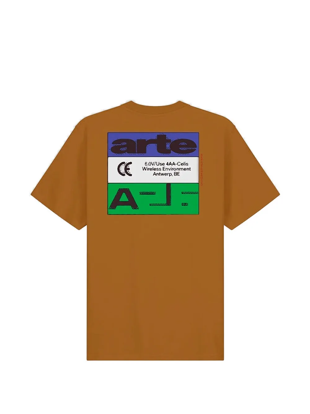Arte Antwerp T-shirt met print Bruin