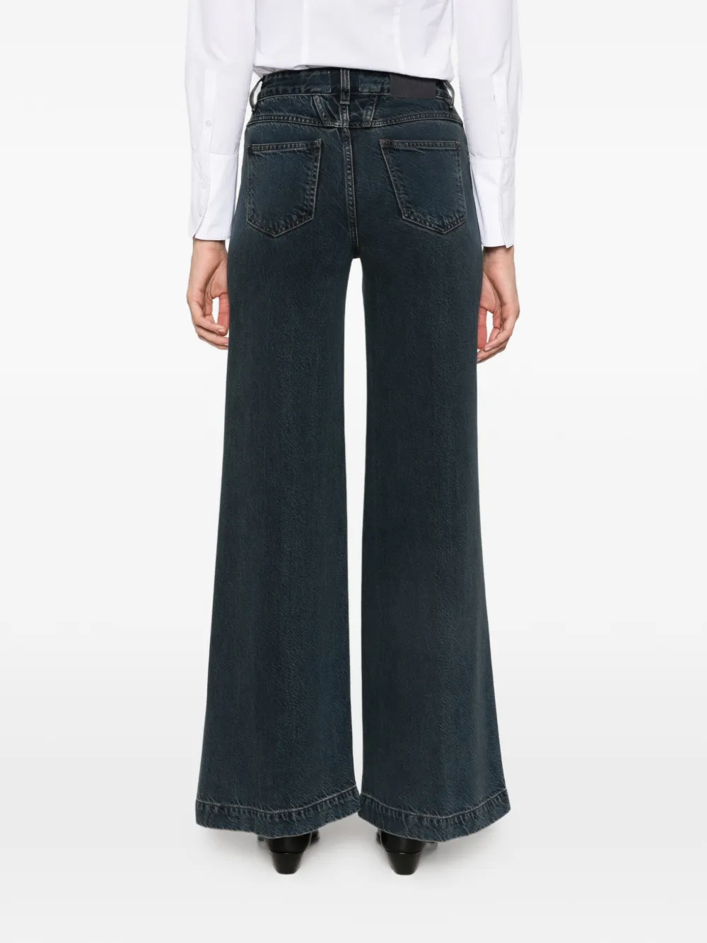 Closed Glow Up wide-leg jeans Blauw