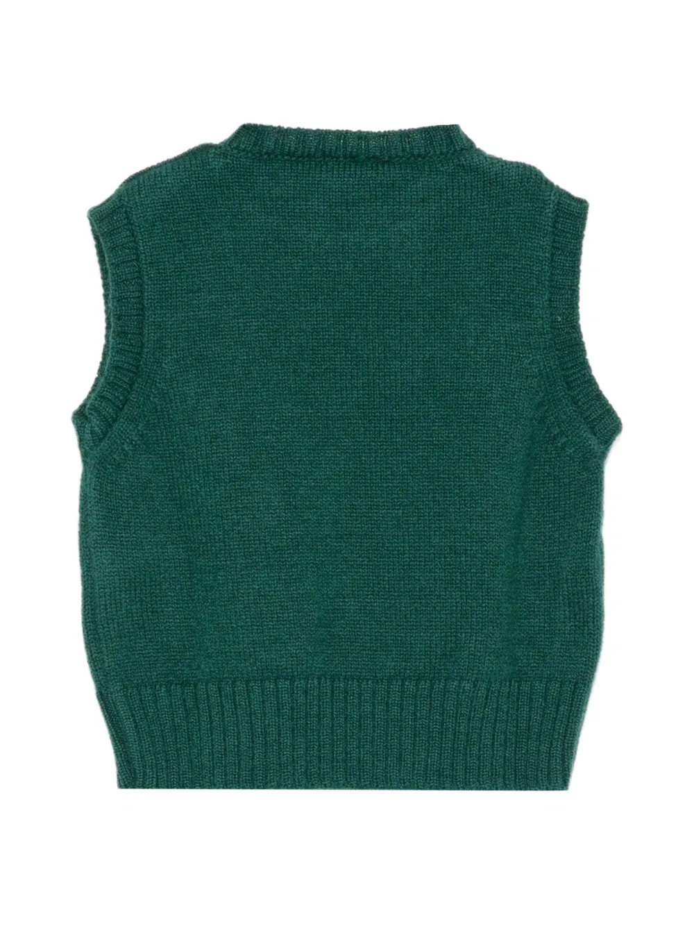 Mariella Ferrari button-fastening knitted vest Groen