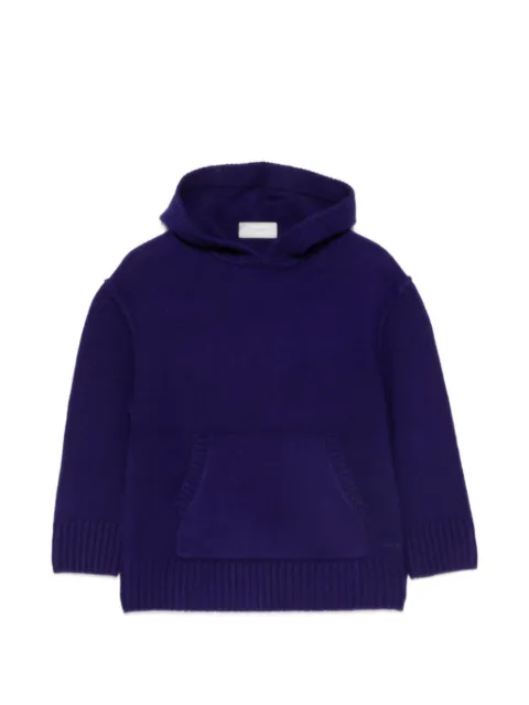 Paolo Pecora Kids knitted pouch-pocket hoodie