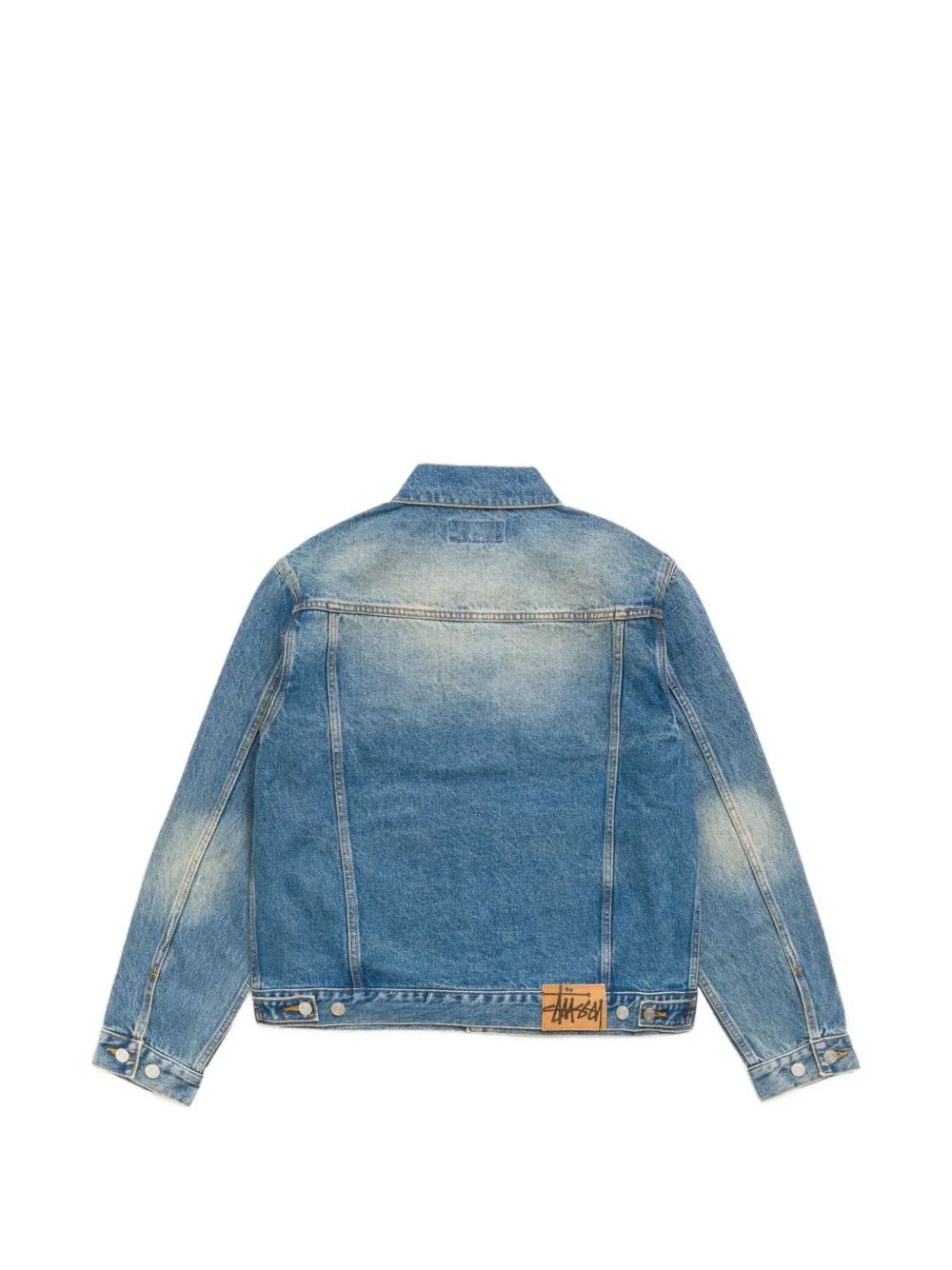 Stüssy Denim jack met borstzak Blauw