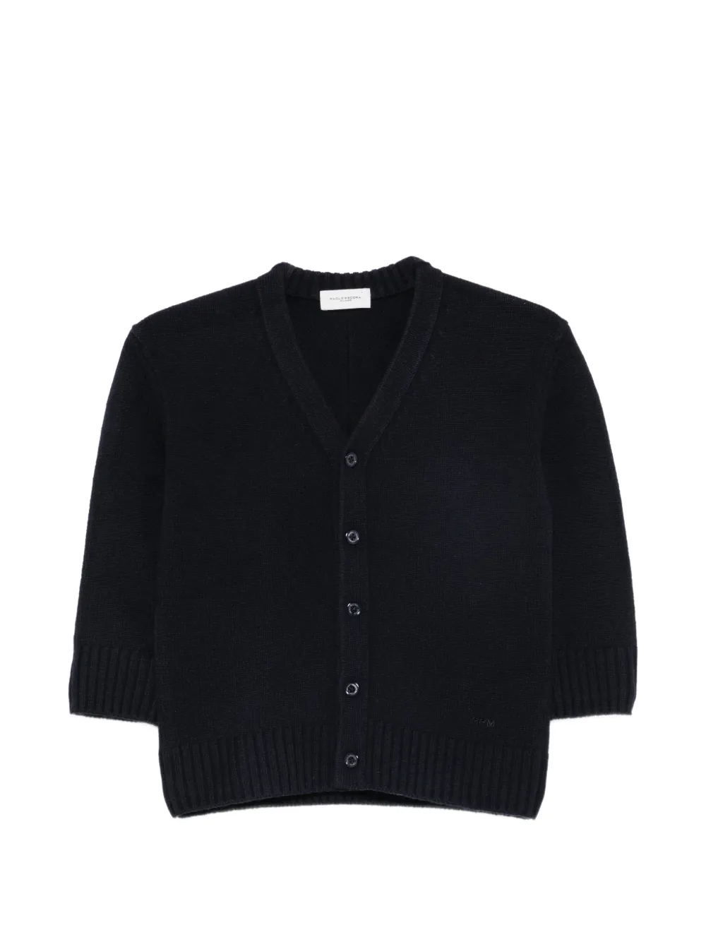 Paolo Pecora Kids V-neck knitted cardigan - Blu