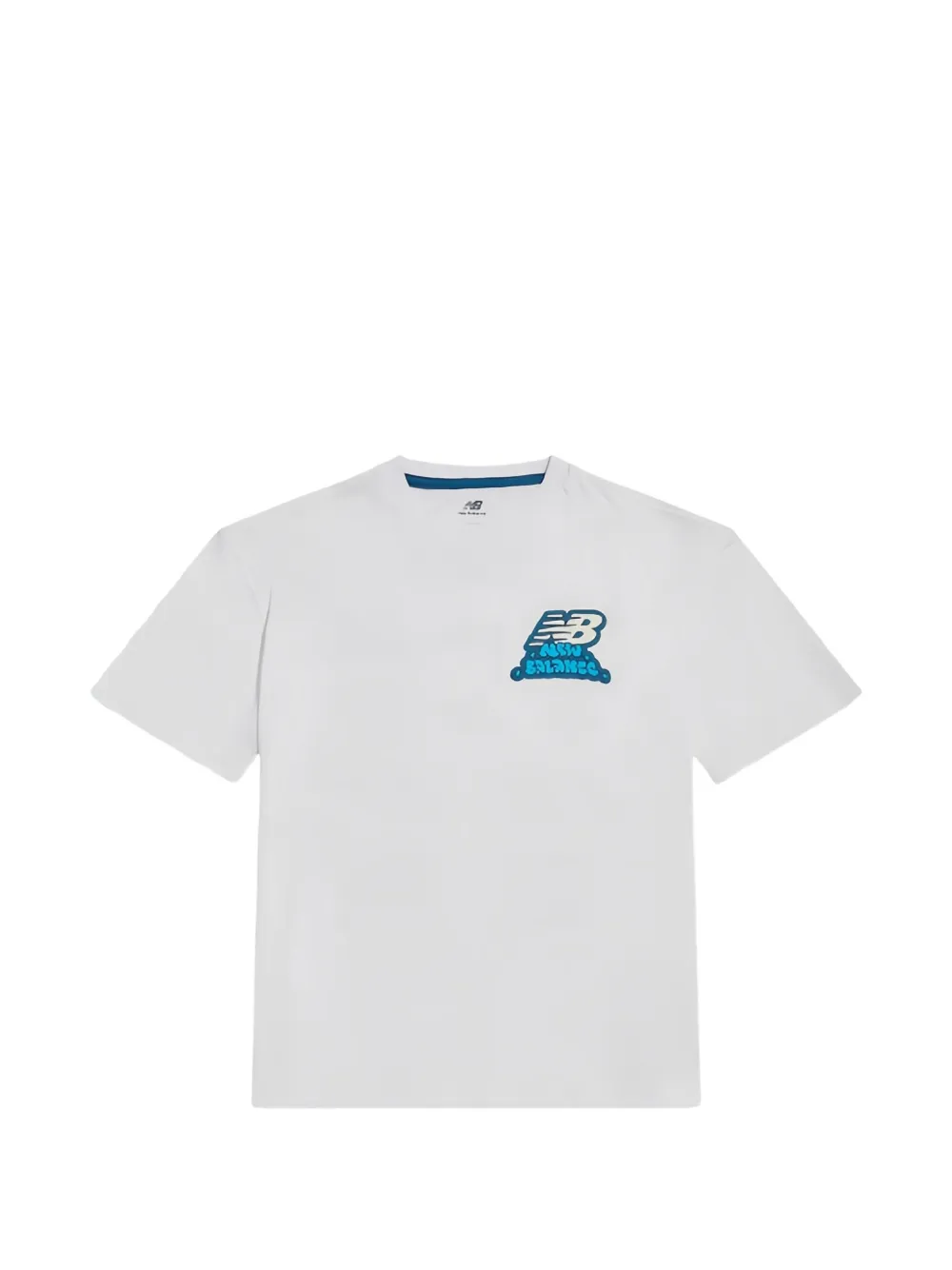New Balance Kids logo-print cotton T-shirt - Bianco