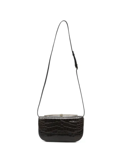 TOM FORD croc-effect leather clutch bag