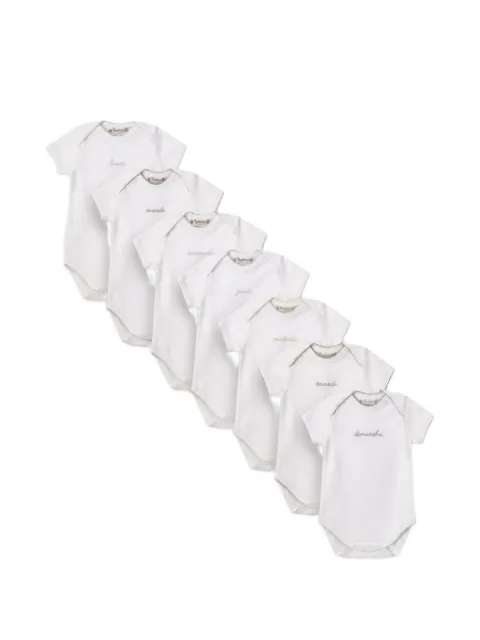Bonpoint embroidered short-sleeve bodies set