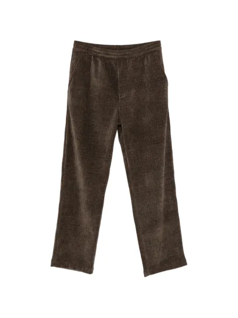 Hosio corduroy elasticated-waistband trousers