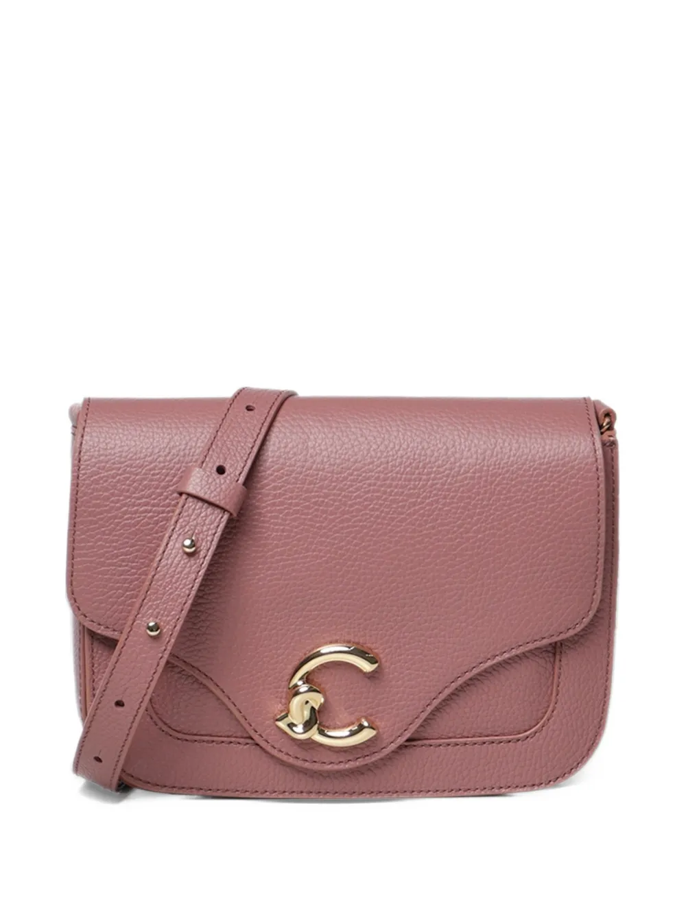 Coccinelle C-Me grained shoulder bag - Pink
