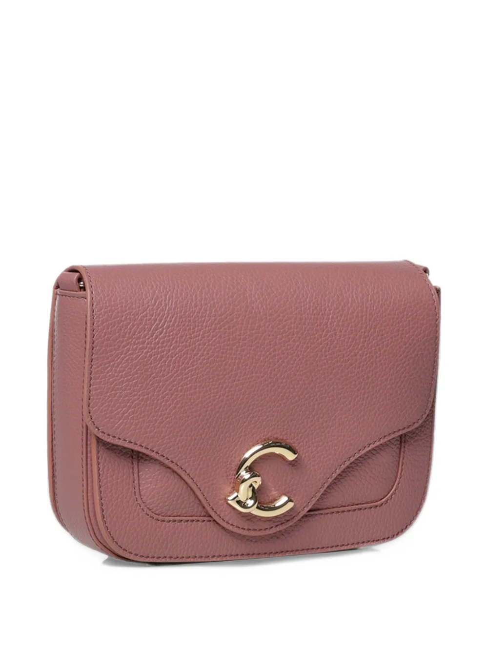 Coccinelle C-Me schoudertas met textuur Roze