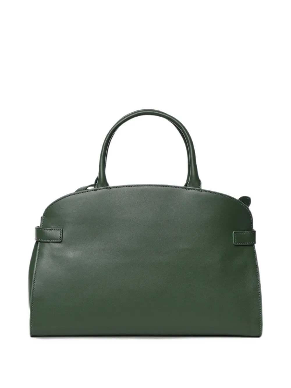 Coccinelle Medium Sabine leren shopper met gespdetail Groen