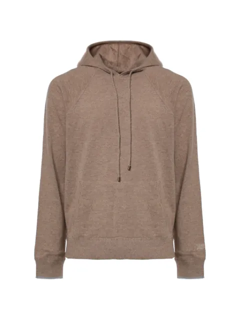 MC2 Saint Barth logo-embroidered wool hoodie