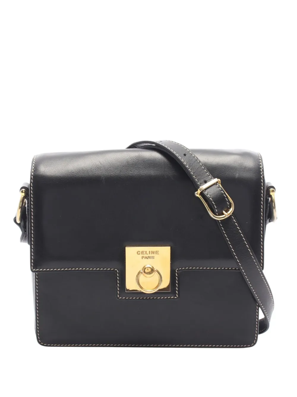 Celine Pre-Owned 2000-2026 Leather crossbody bag - Schwarz