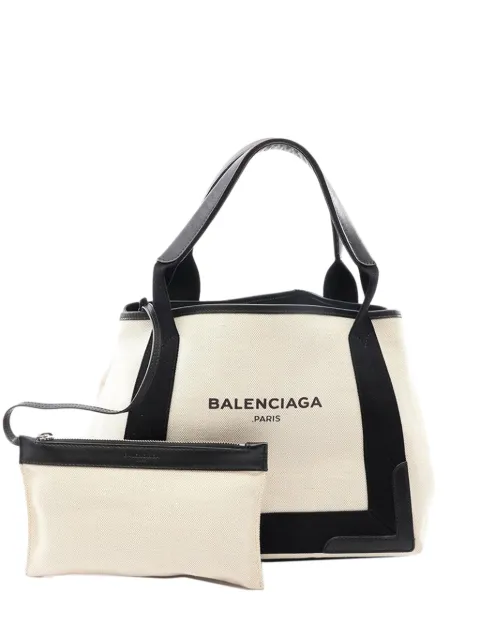 Balenciaga Pre-Owned 2018-2026 Canvas Navy Cabas S tote bag