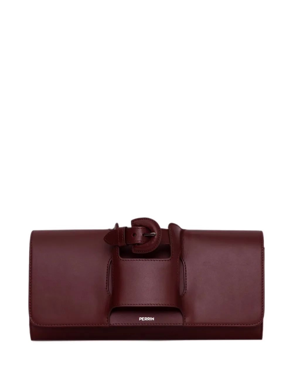 Perrin Paris La Parisienne clutch met gespbandje Rood