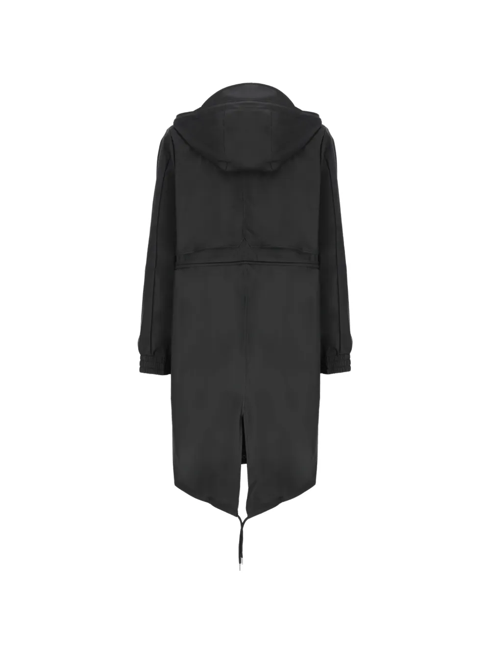 Rains String W parka met capuchon Zwart