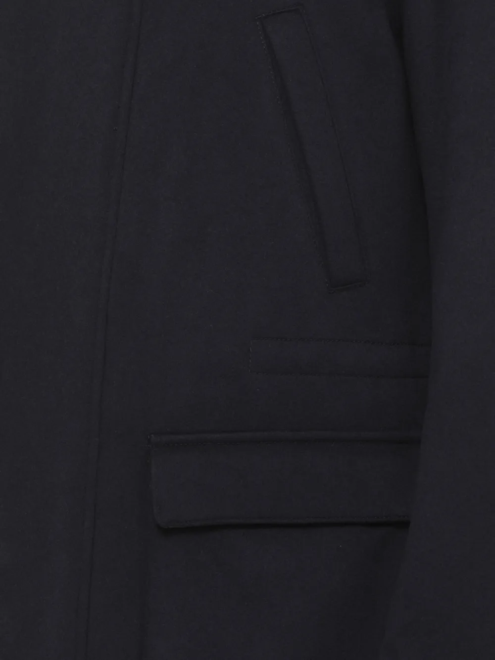 Lardini high-neck field coat Blauw