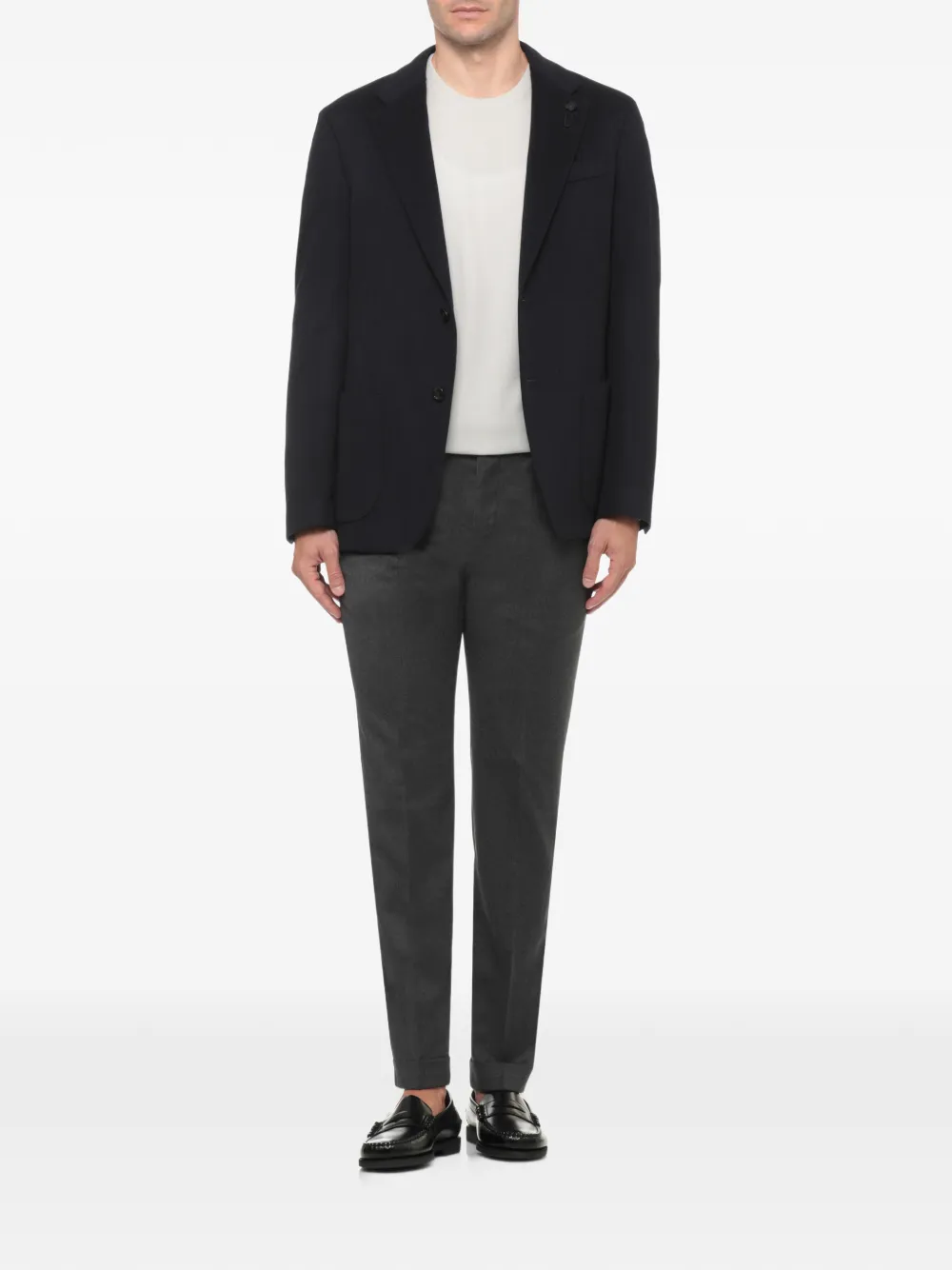 Lardini cashmere blazer Blauw