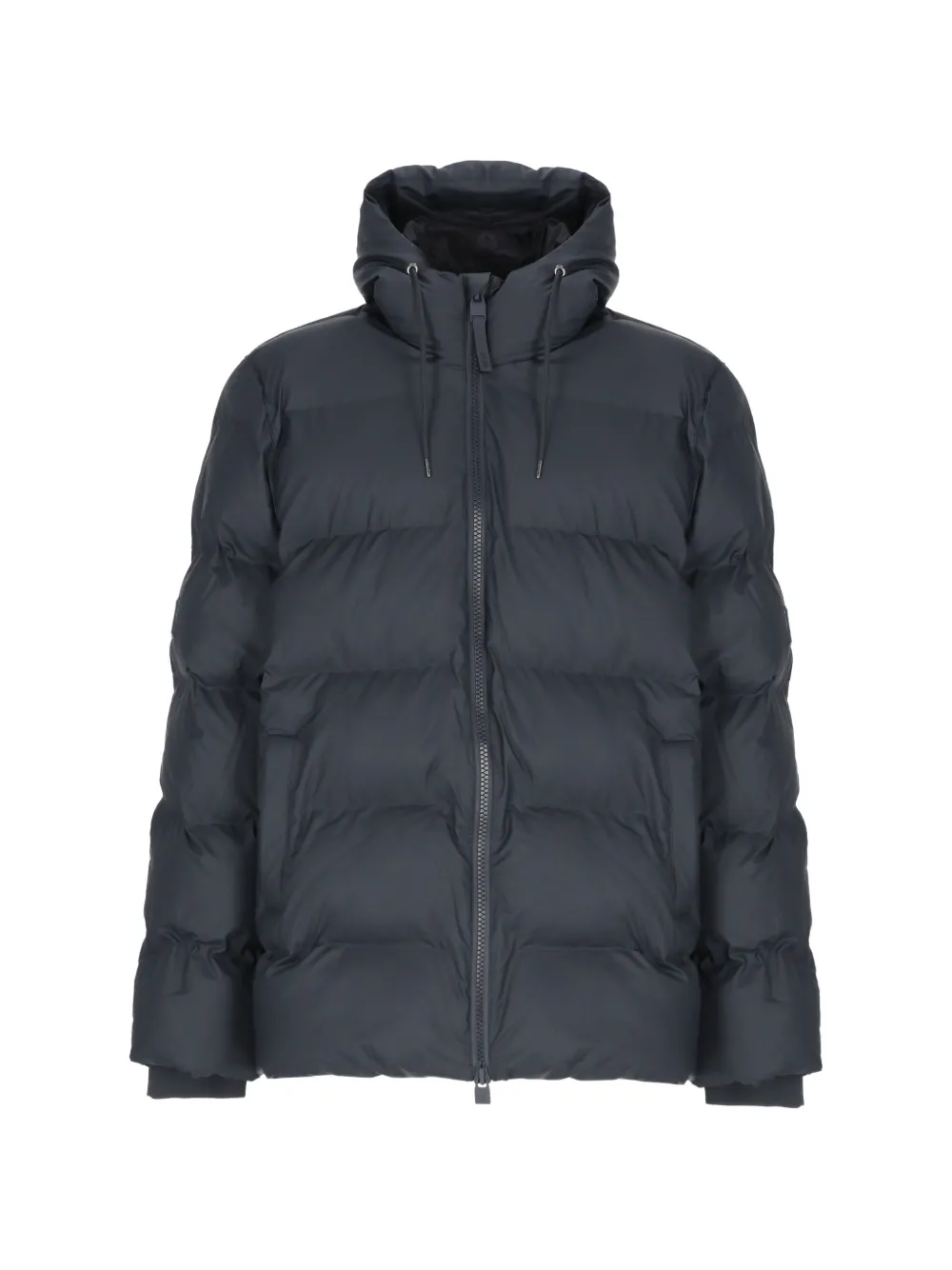 Rains Alta Hooded Padded Jacket In Black