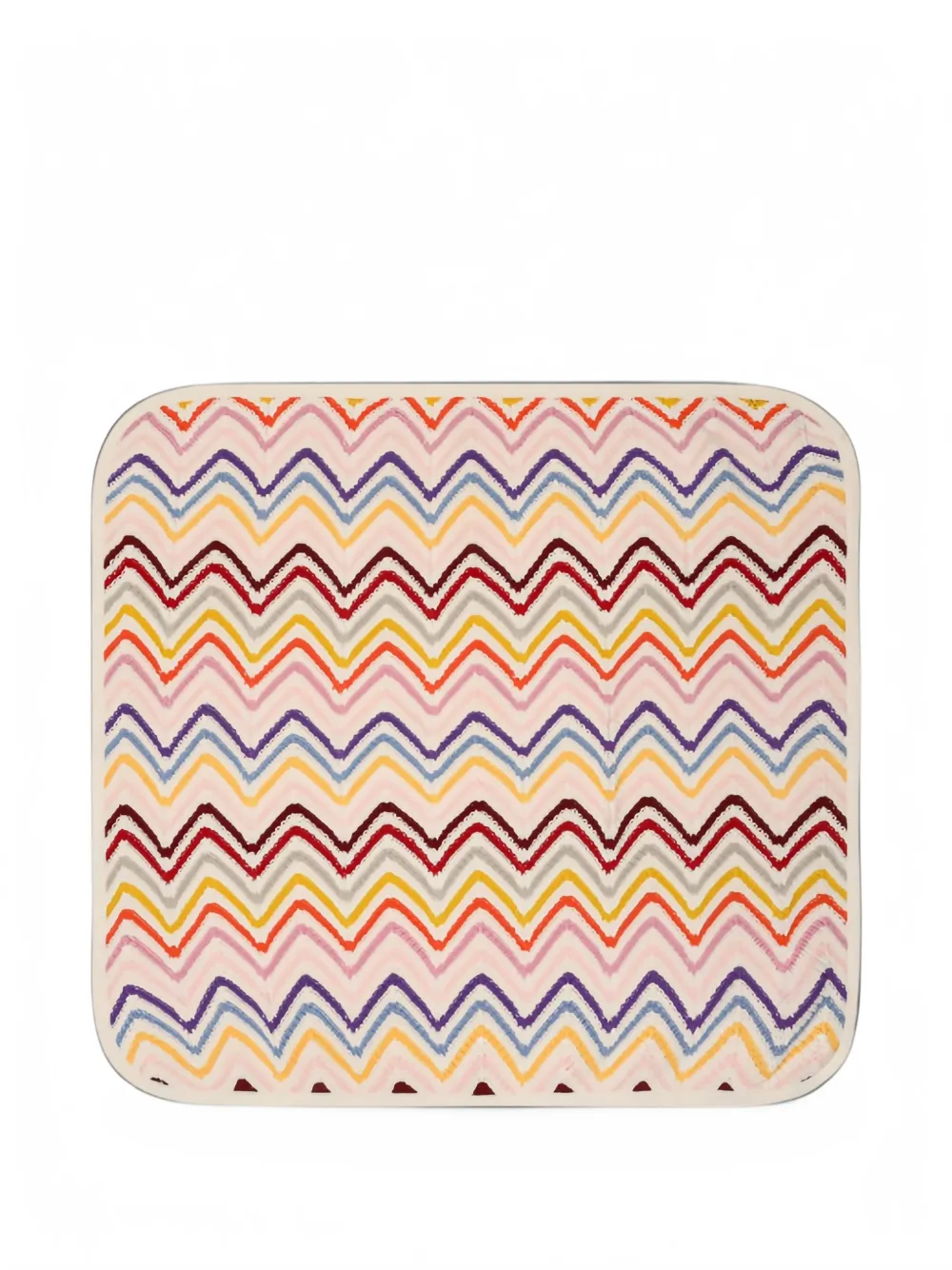 Missoni Kids zigzag-knit blanket - Toni neutri
