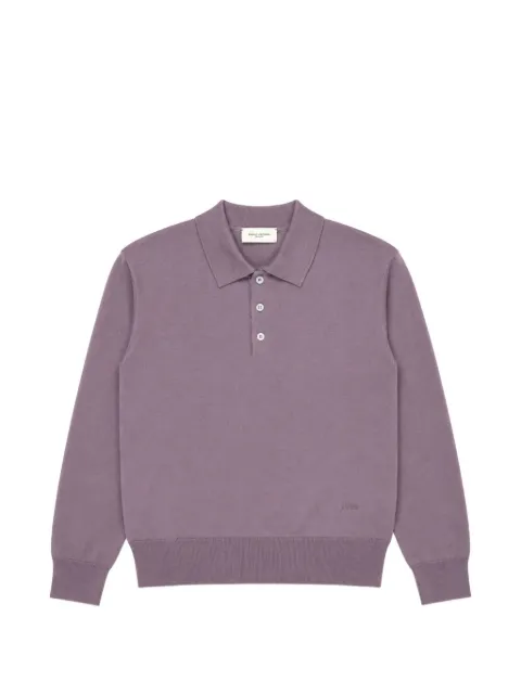 Paolo Pecora Kids playera tipo polo tejida con logo bordado