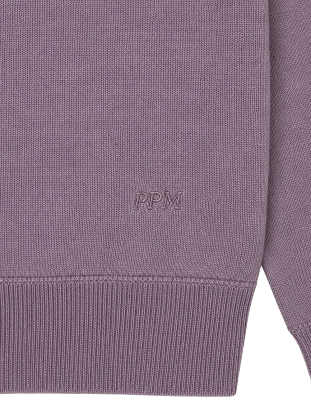 Paolo Pecora Kids Poloshirt met geborduurd logo Paars