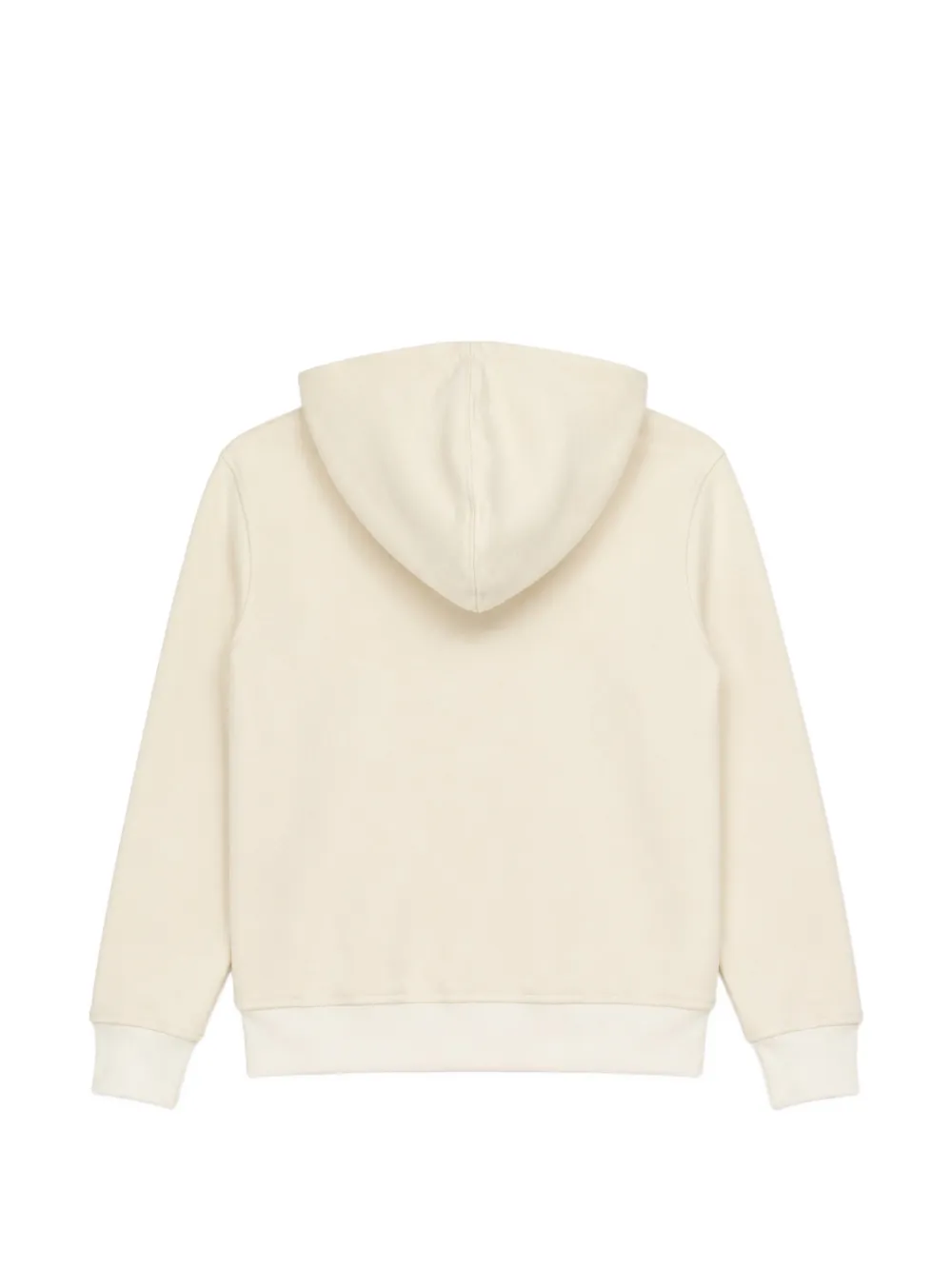 Paolo Pecora Kids logo-patch hoodie Beige