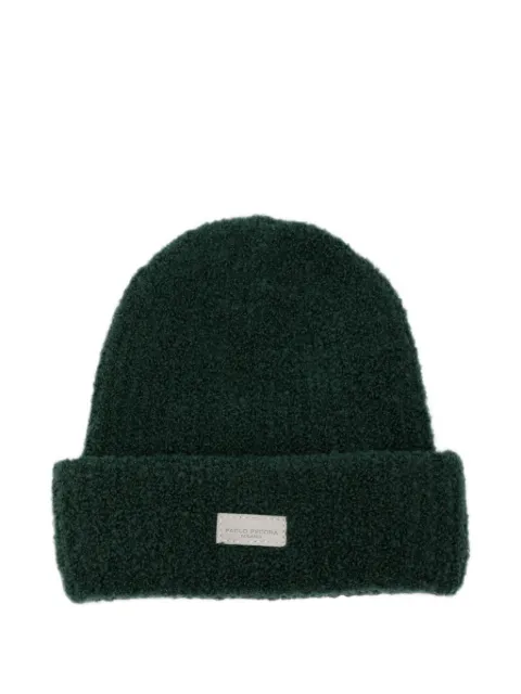 Paolo Pecora Kids bouclé-knit beanie hat