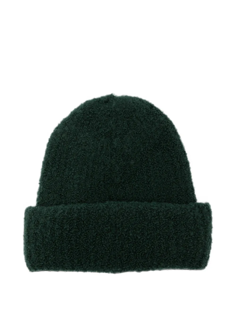 Paolo Pecora Kids bouclé-knit beanie hat Groen