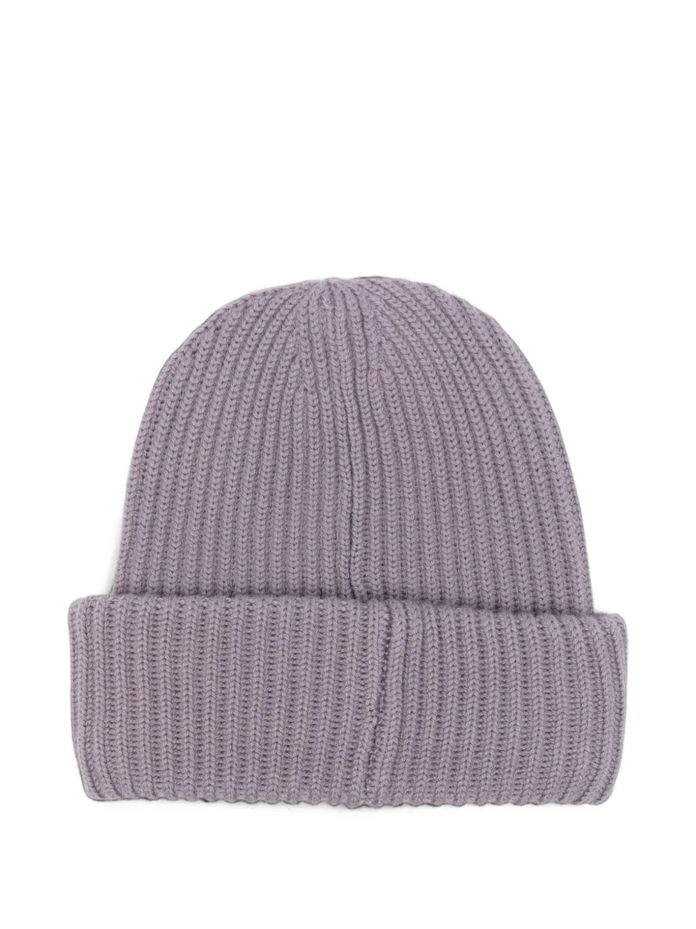 Paolo Pecora Kids ribbed-knit beanie hat Paars