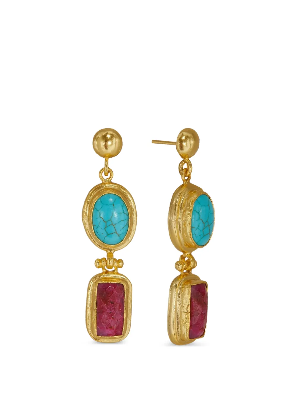 Ottoman Hands drop earrings - Gold