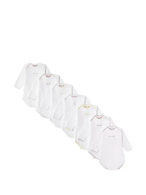 Bonpoint cotton bodysuits (set of seven)
