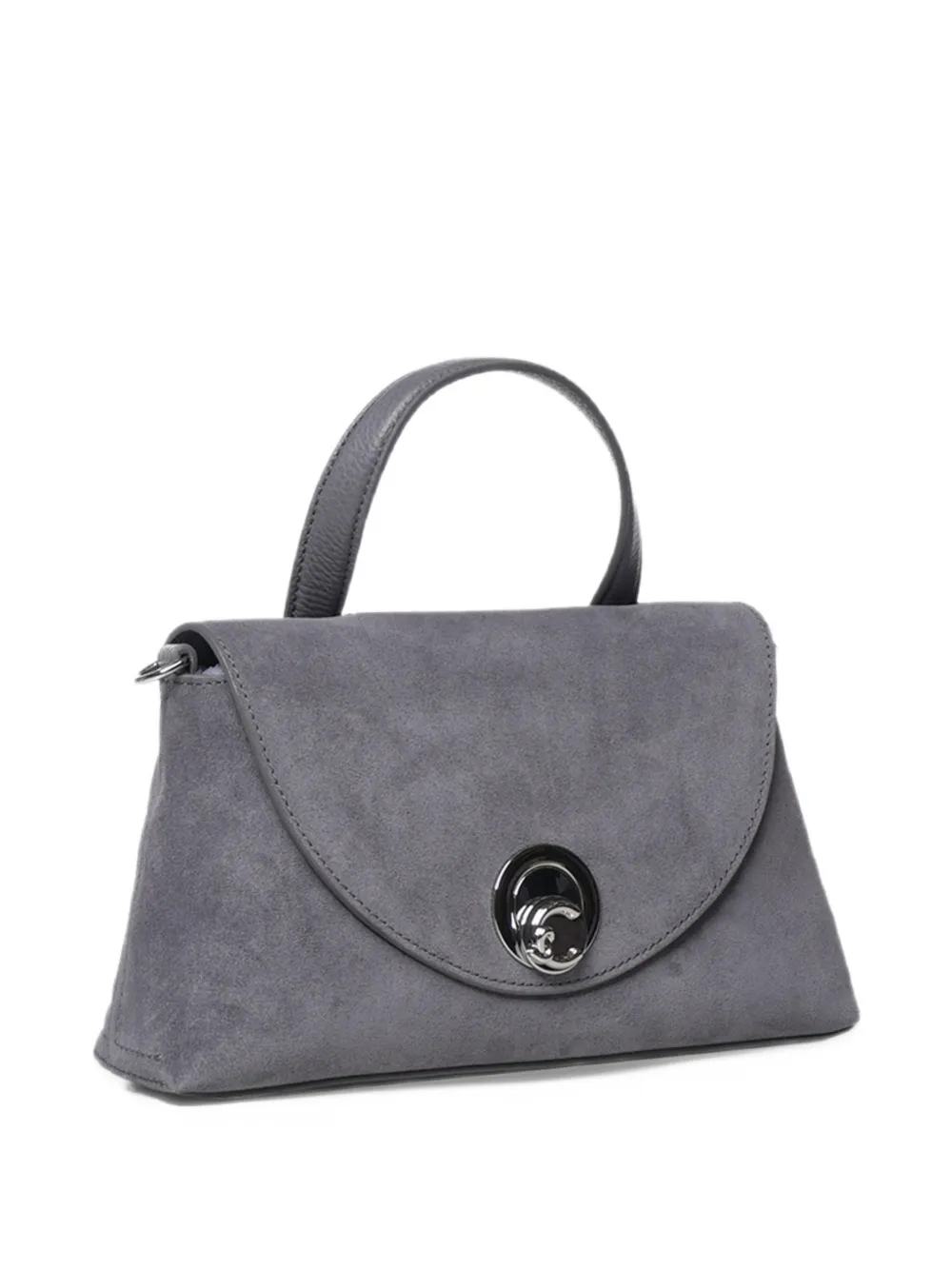 Coccinelle Kleine Nikla suède shopper Grijs
