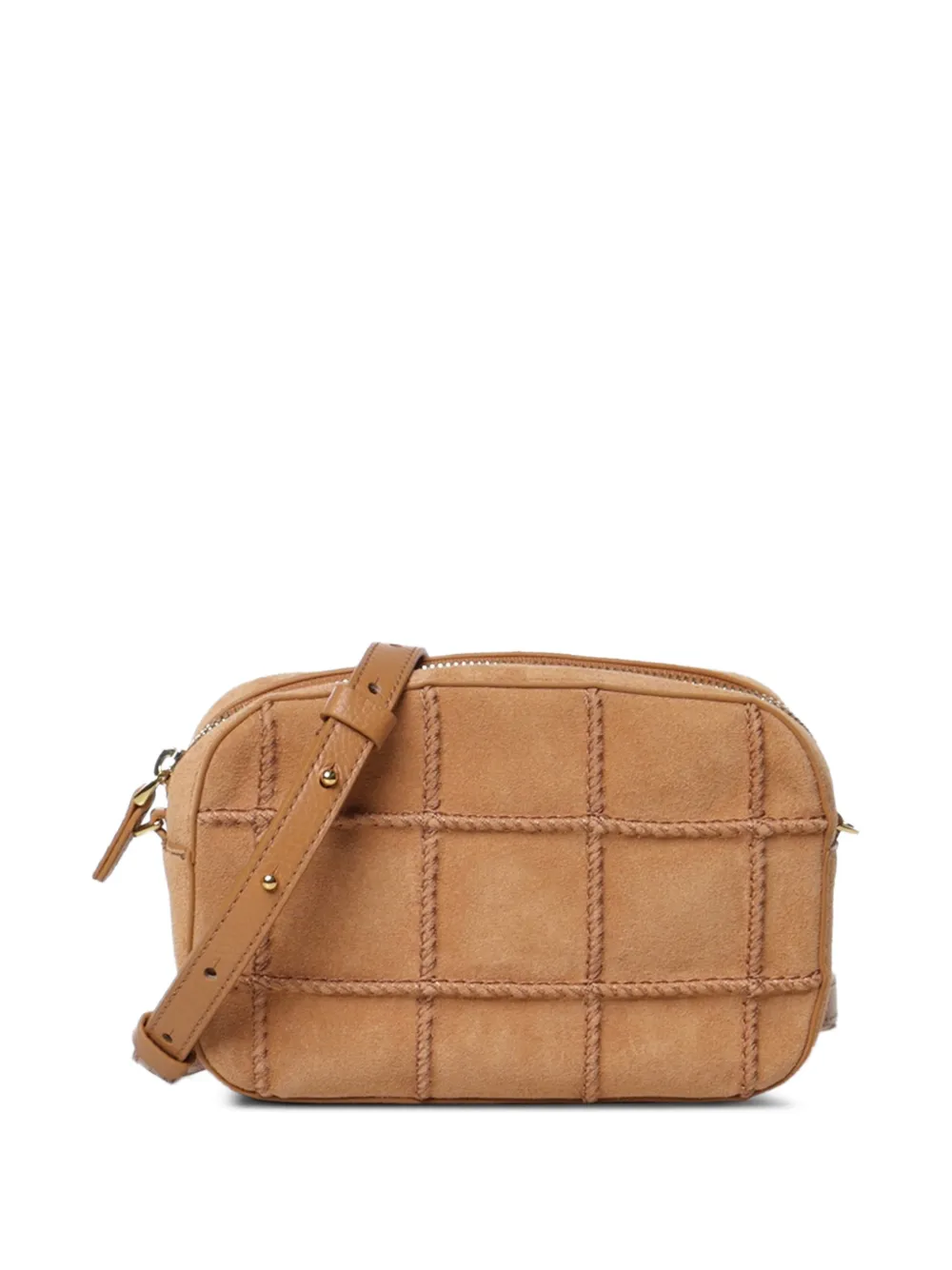 Coccinelle Tebe gewatteerde mini-tas Bruin