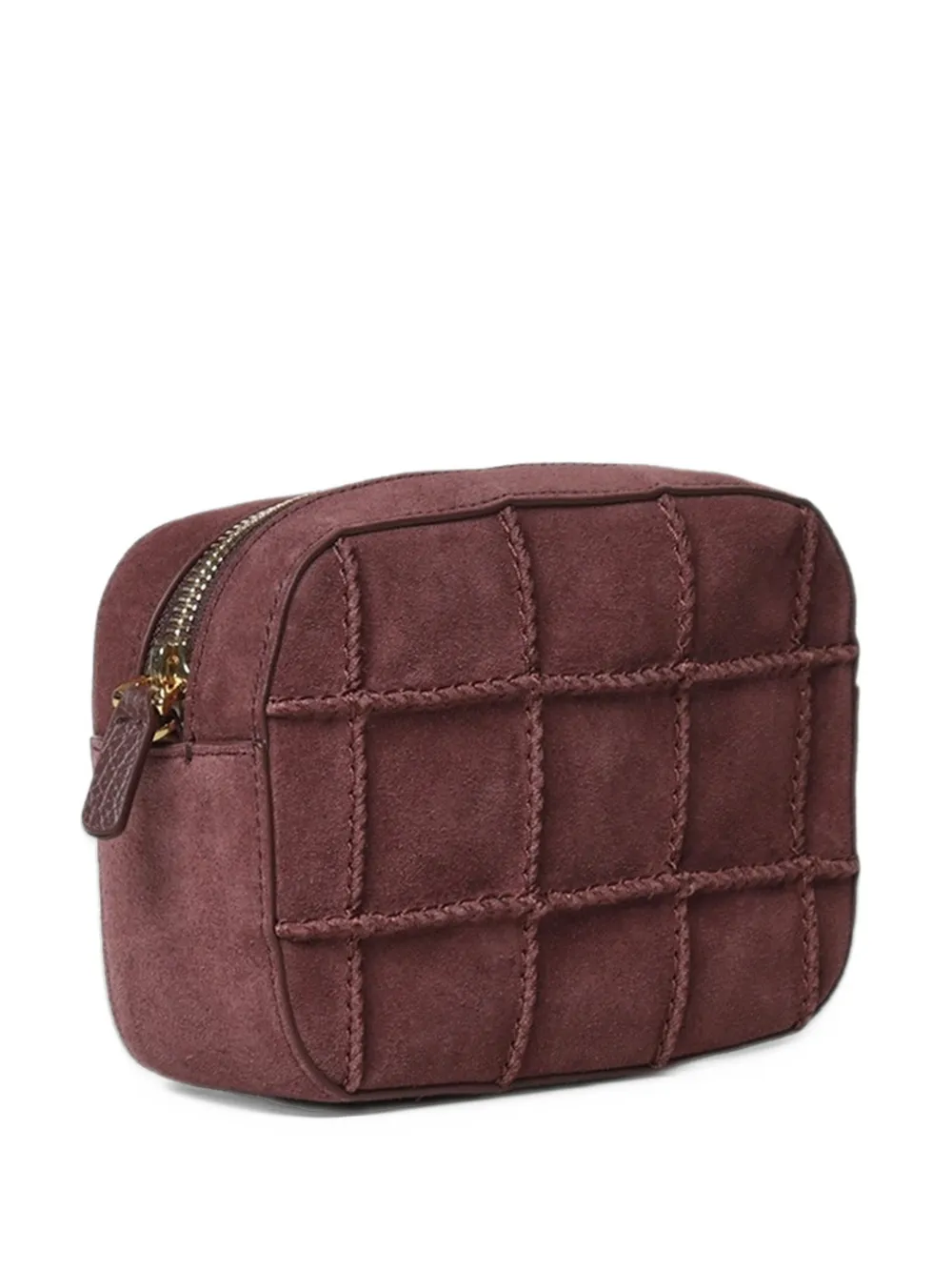 Coccinelle quilted suede shoulder bag - Viola