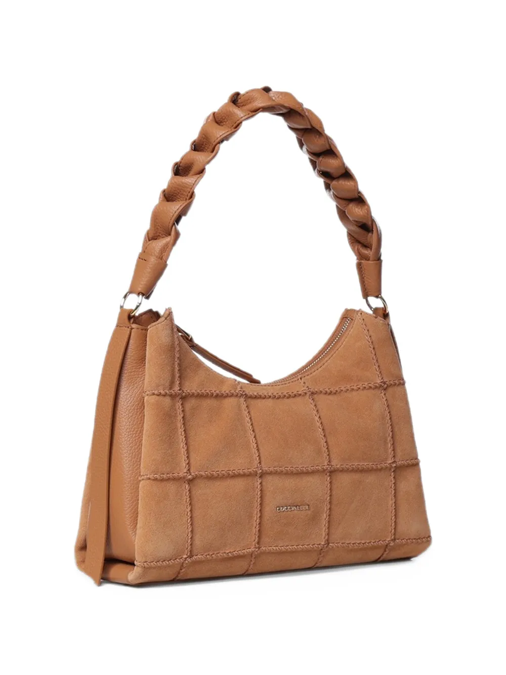 Coccinelle small Boheme braided-handle shoulder bag Bruin