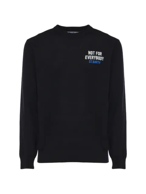 MC2 Saint Barth Heron crewneck knit sweater
