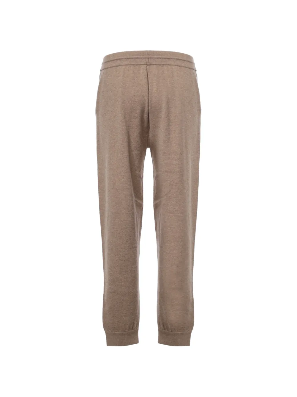 MC2 Saint Barth Gebreide trainingsbroek met trekkoordtaille Beige
