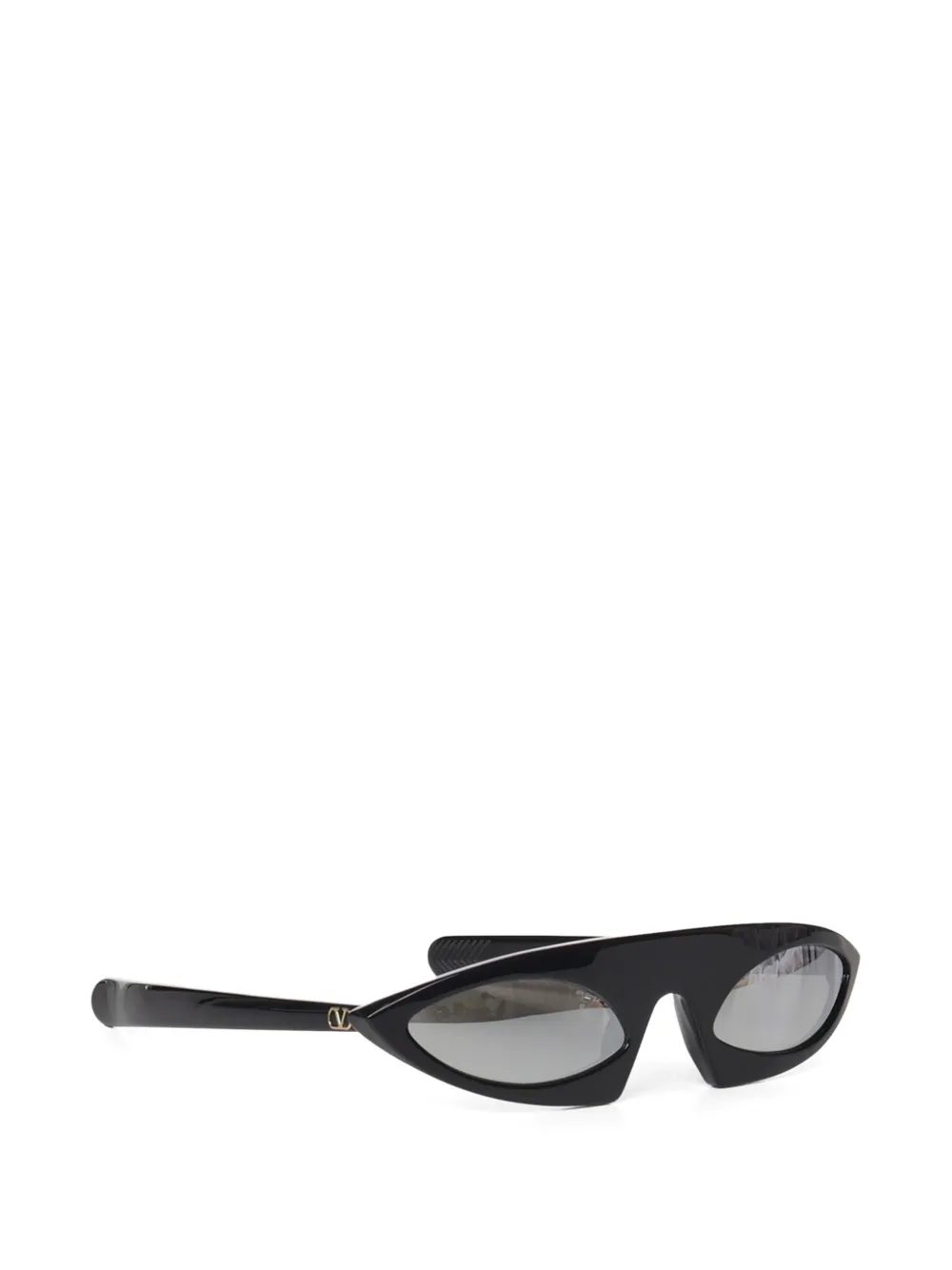 Valentino Garavani geometric-frame sunglasses Zwart