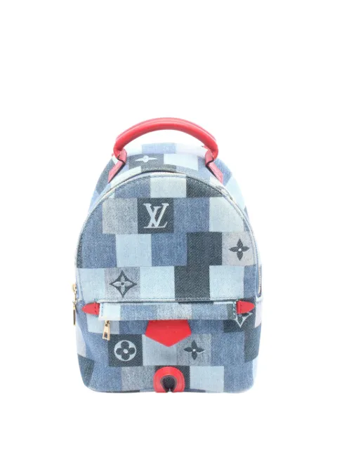 Louis Vuitton Pre-Owned 2019 Monogram Denim Palm Springs backpack