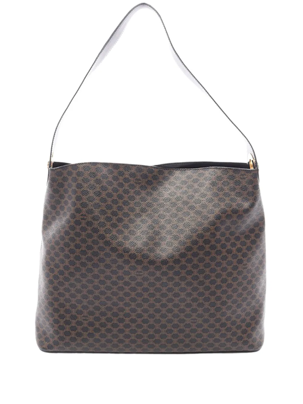 Celine Pre-Owned 20th Century Macadam Coated Canvas shoulder bag - Braun