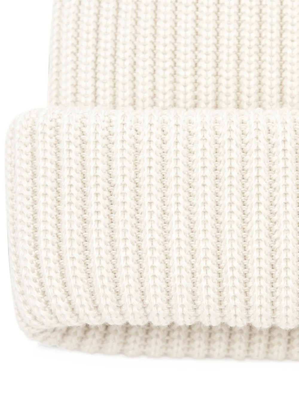 Paolo Pecora Kids ribbed-knit beanie hat Beige